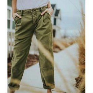 Free People Utility Pants in Moss